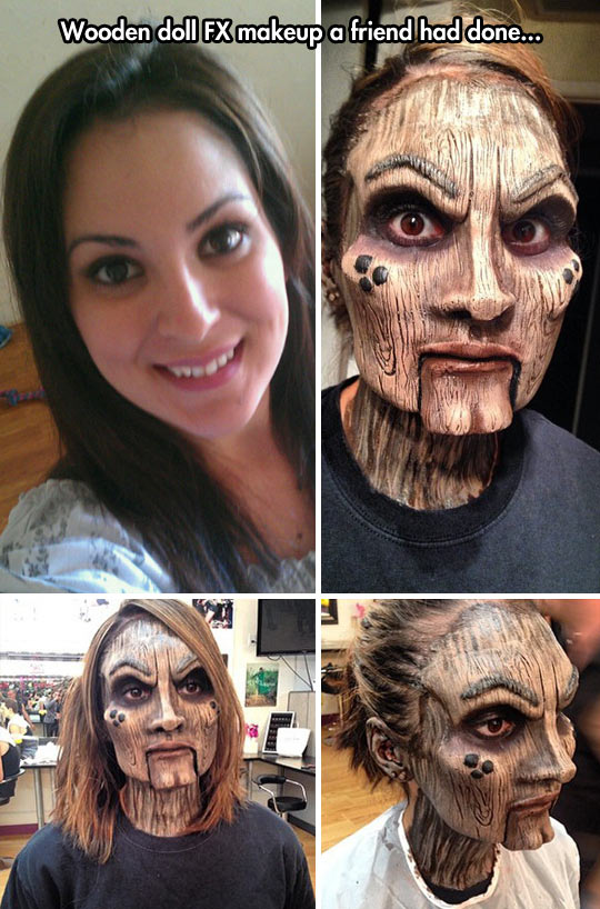 Perfect Wooden Doll Makeup