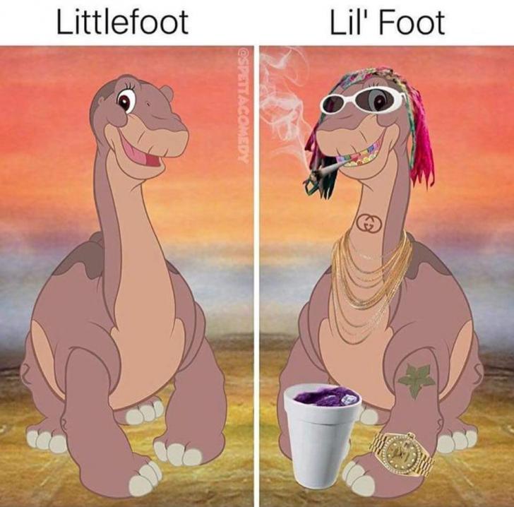 Little Foot vs. Lil' Foot