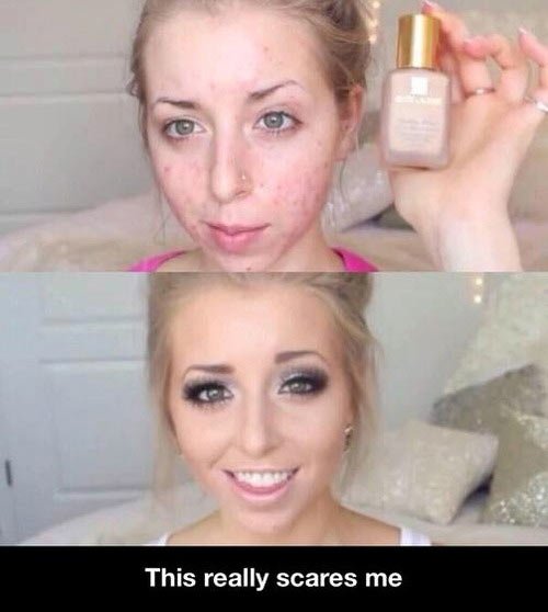 Makeup is magic.