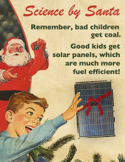 Bad children get coal.