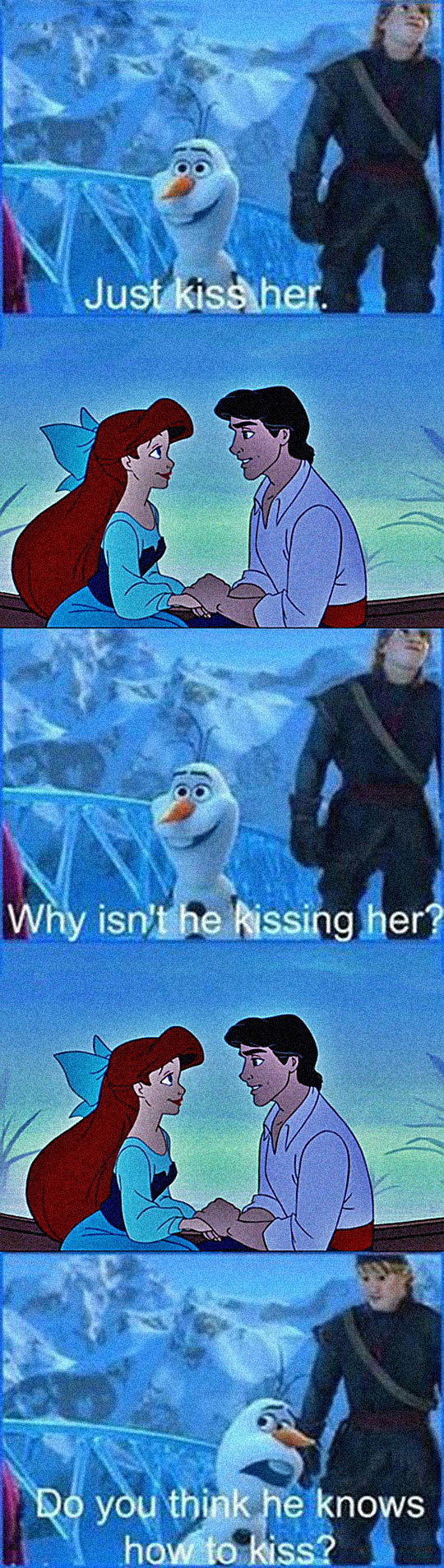 If Olaf Was In The Little Mermaid