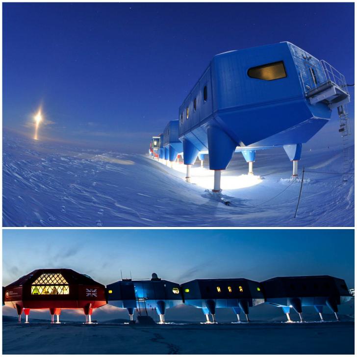 Merry Christmas from the Halley Antarctic Research Station 
