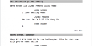 Official script for The Interview