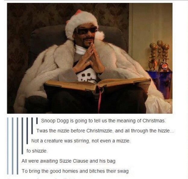 Twas the nizzle before christmizzle