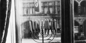 Jews celebrating Hanukkah in 1933