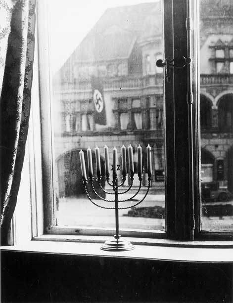 Jews celebrating Hanukkah in 1933