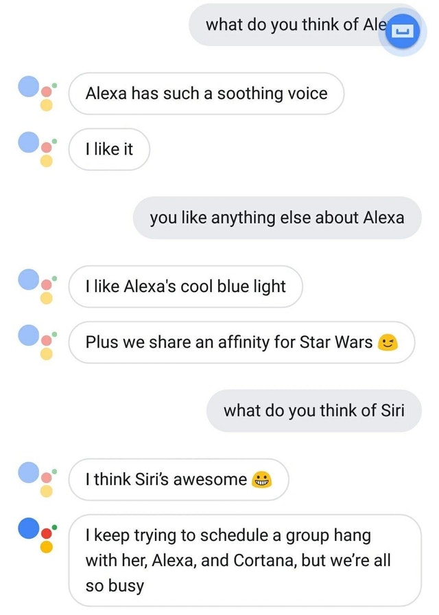 Conversation with Google Home