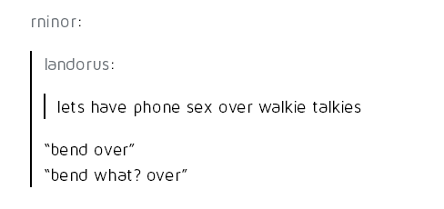 Walkie sex