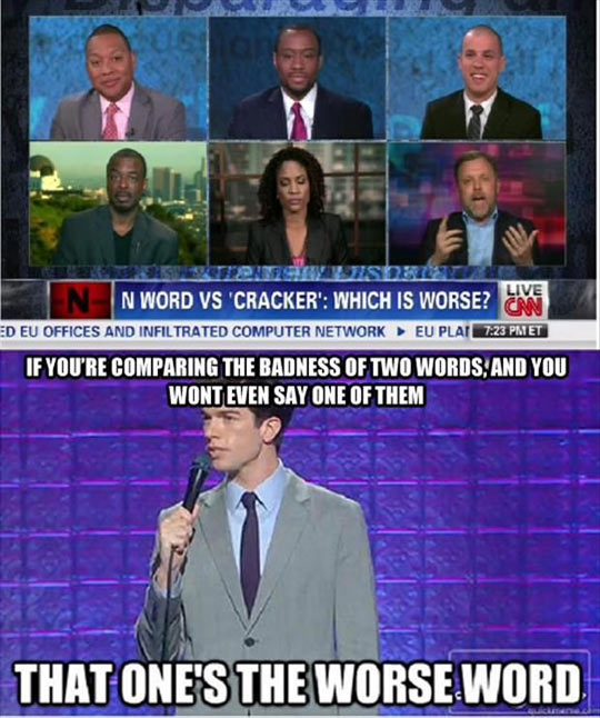 Comparing the badness of two words.
