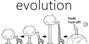 Evolution can be a bitch