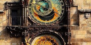600 year old astronomical clock in Prague