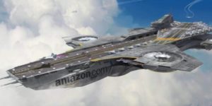 Exclusive photo of Amazon’s new flying warehouse.
