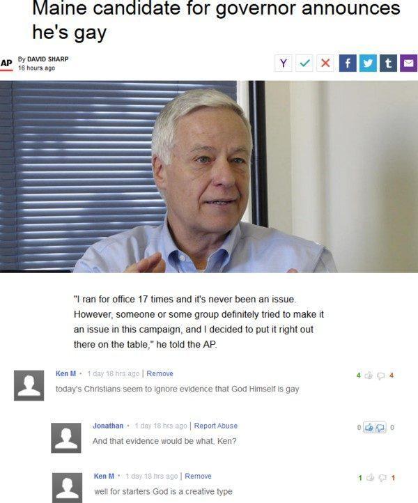 Ken M on God