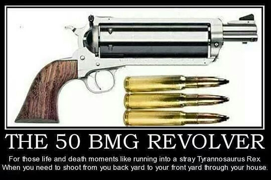 The 50 BMG Revolver.