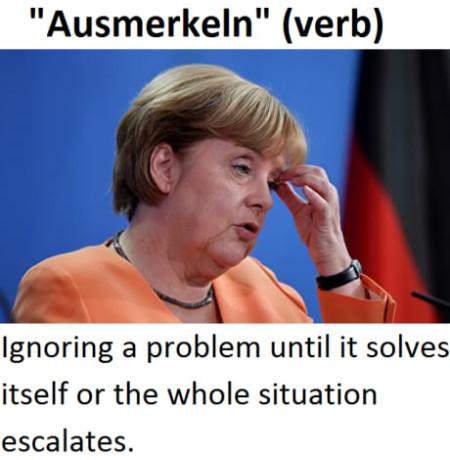 Ausmerkeln (verb)