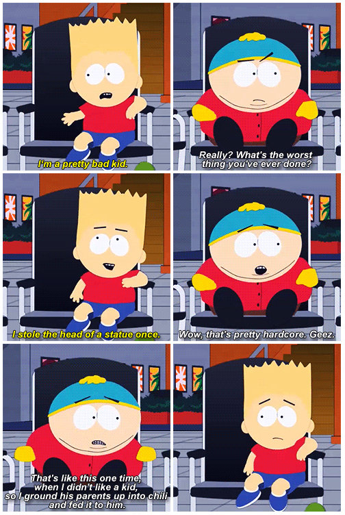 The difference between The Simpsons and South Park