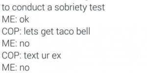 Sober test