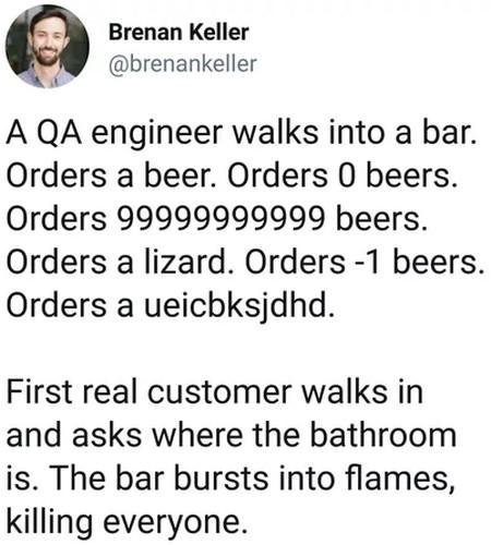 A Qa Engineer Walks Into A Bar...