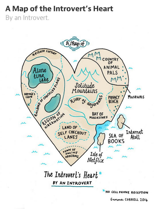 A Map of the Introvert's Heart