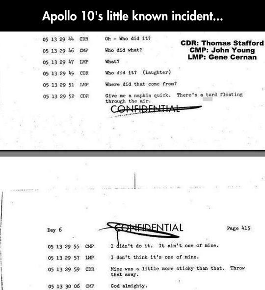 Apollo 10's little known incident