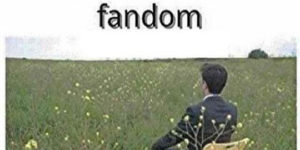 Reading a book with no fandom