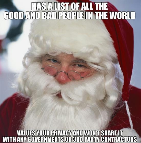 Good guy Santa Clause.
