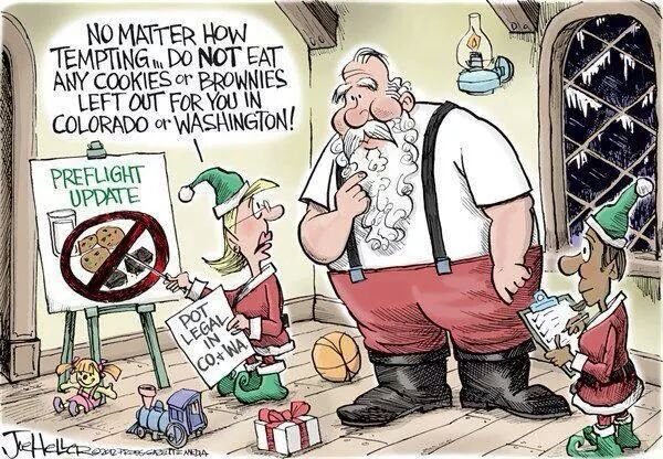 Santa might get the munchies this year.