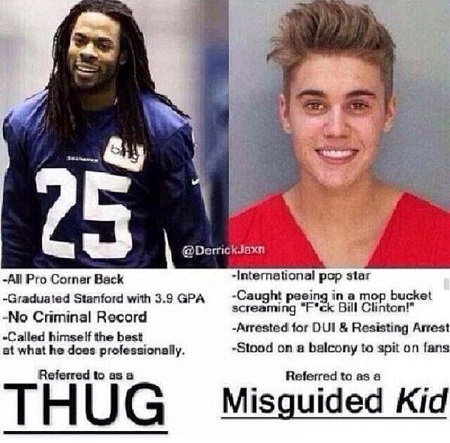 Sherman vs. Bieber