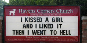 I kissed a girl and I liked it…