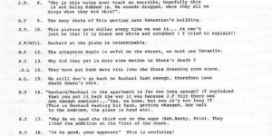 Blade Runner early screening notes