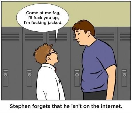 Stephen Forgets He Isn't on the Internet