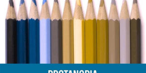 Different types of color blindness demonstrated