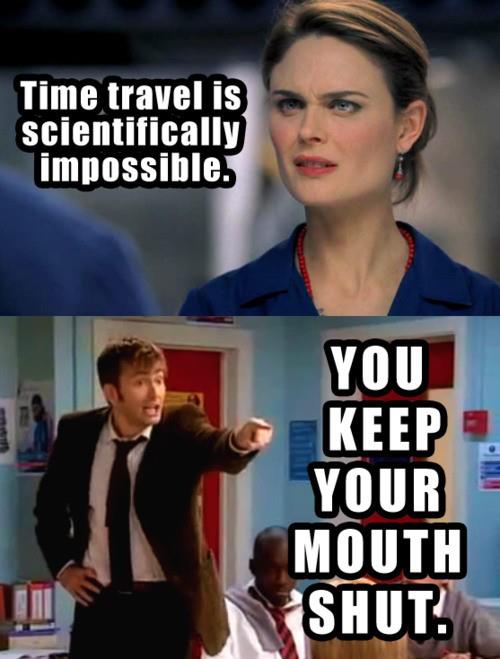 Time travel is scientifically impossible...