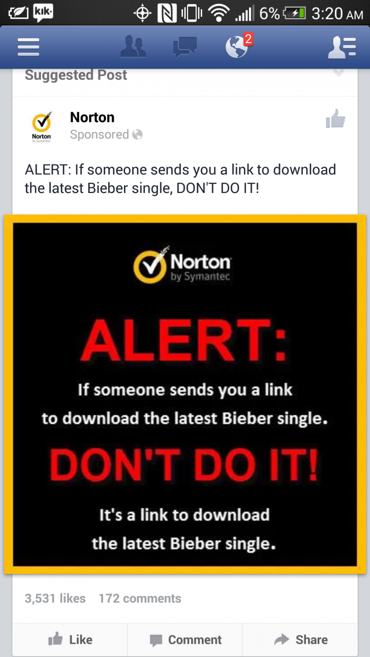 Norton, always with the jokes.