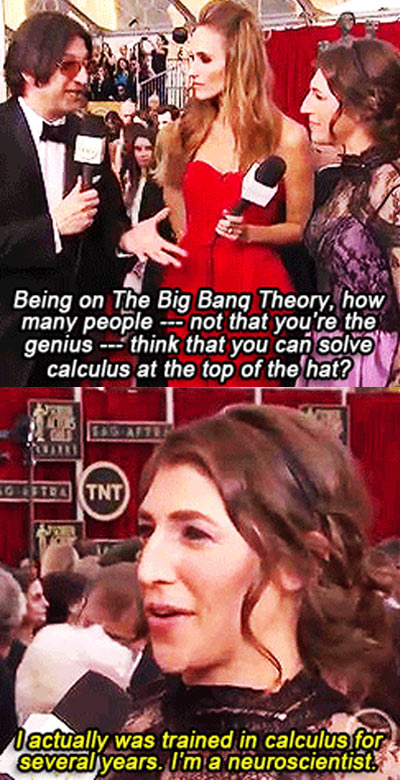Being on The Big Bang Theory...