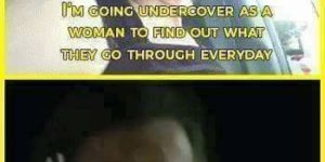 Woman undercover