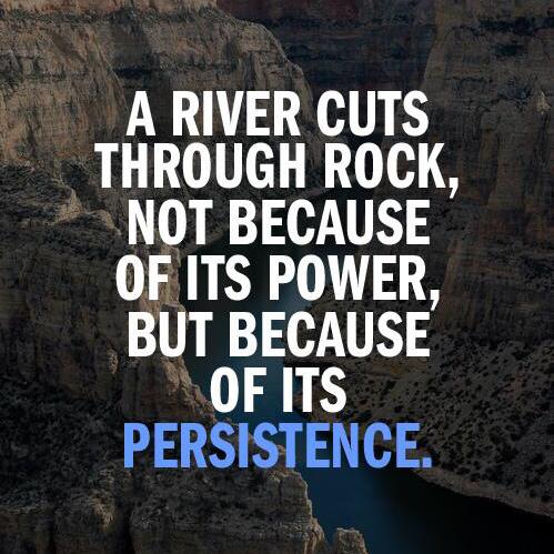 Keep at it.