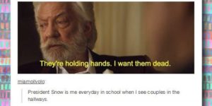 President Snow gets it.