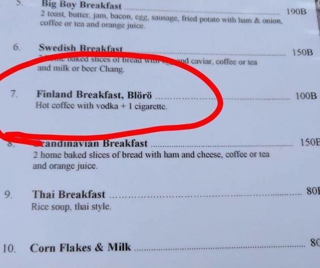 A Finnish Breakfast