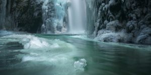 Oneonta Falls in the Columbia River Gorge (OR) is an extremely popular swimming hole in the summer, but it takes on a whole new look in the winter.