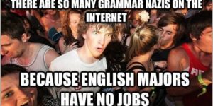 Poor English Majors…