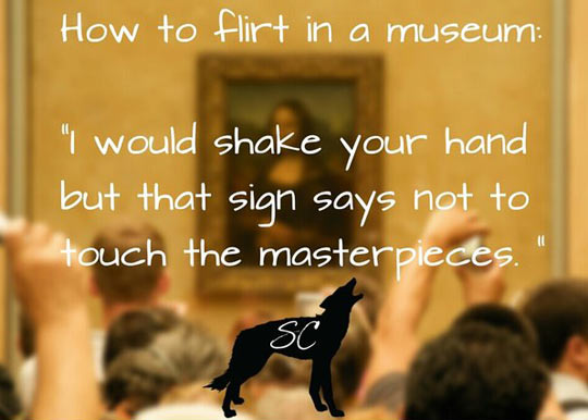 How to flirt in a museum