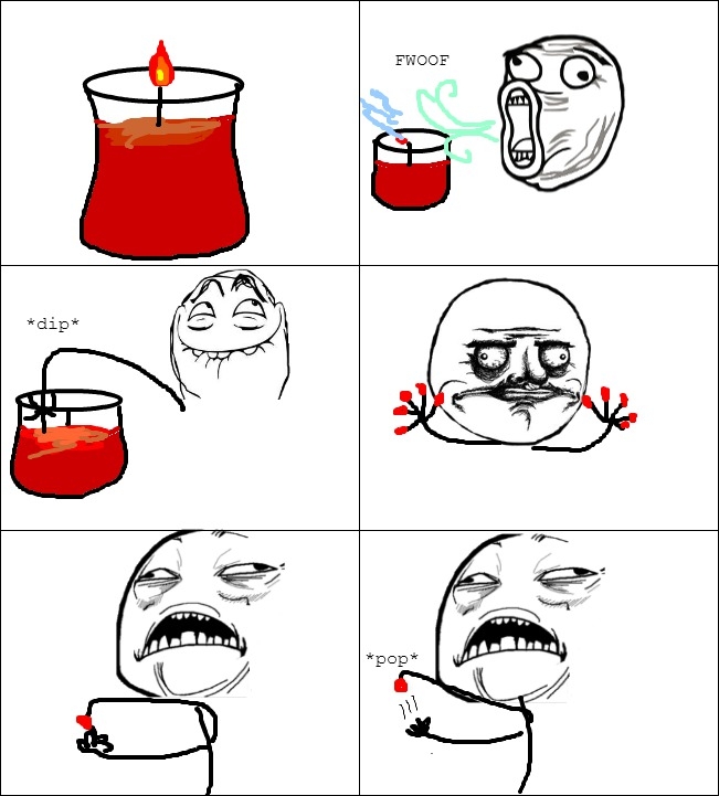 The simple pleasure of candles.