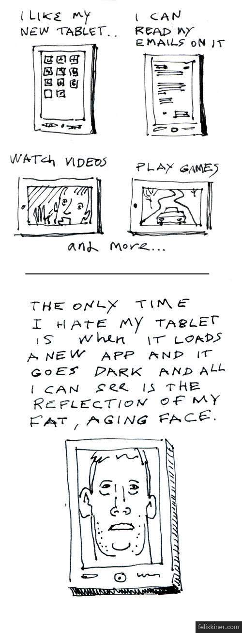 I like my new tablet...