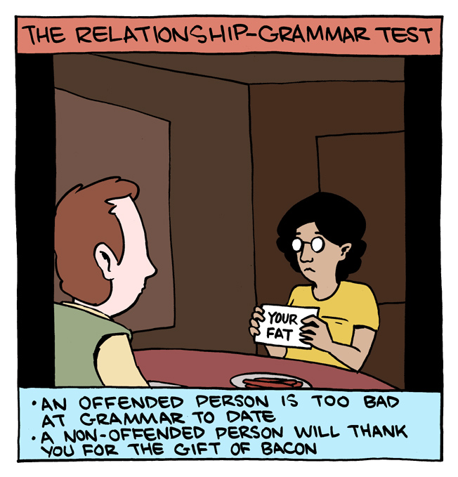 The relationship-grammar test.