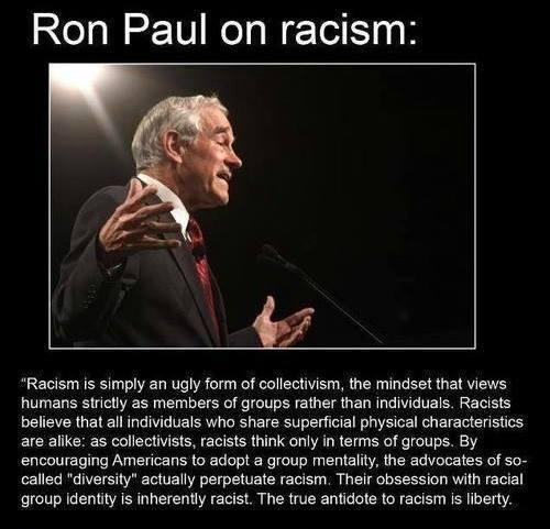 Ron Paul on racism