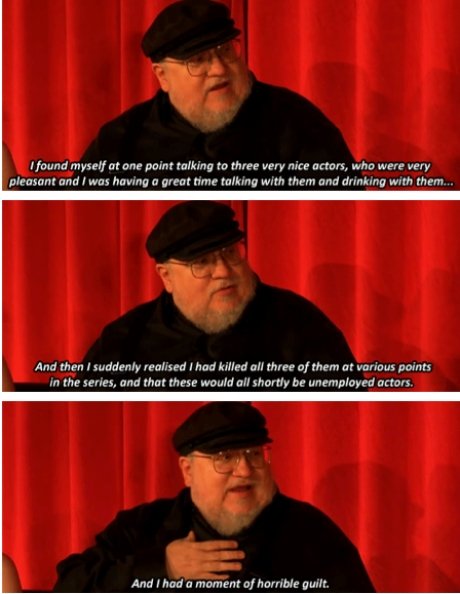 GRRM has a heart!