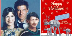 Holiday greeting from long ago and far, far away.