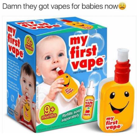 Baby's first vape!