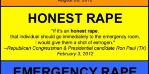 The Republican party on rape.